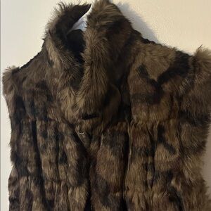 Brown genuine  Fur Coat